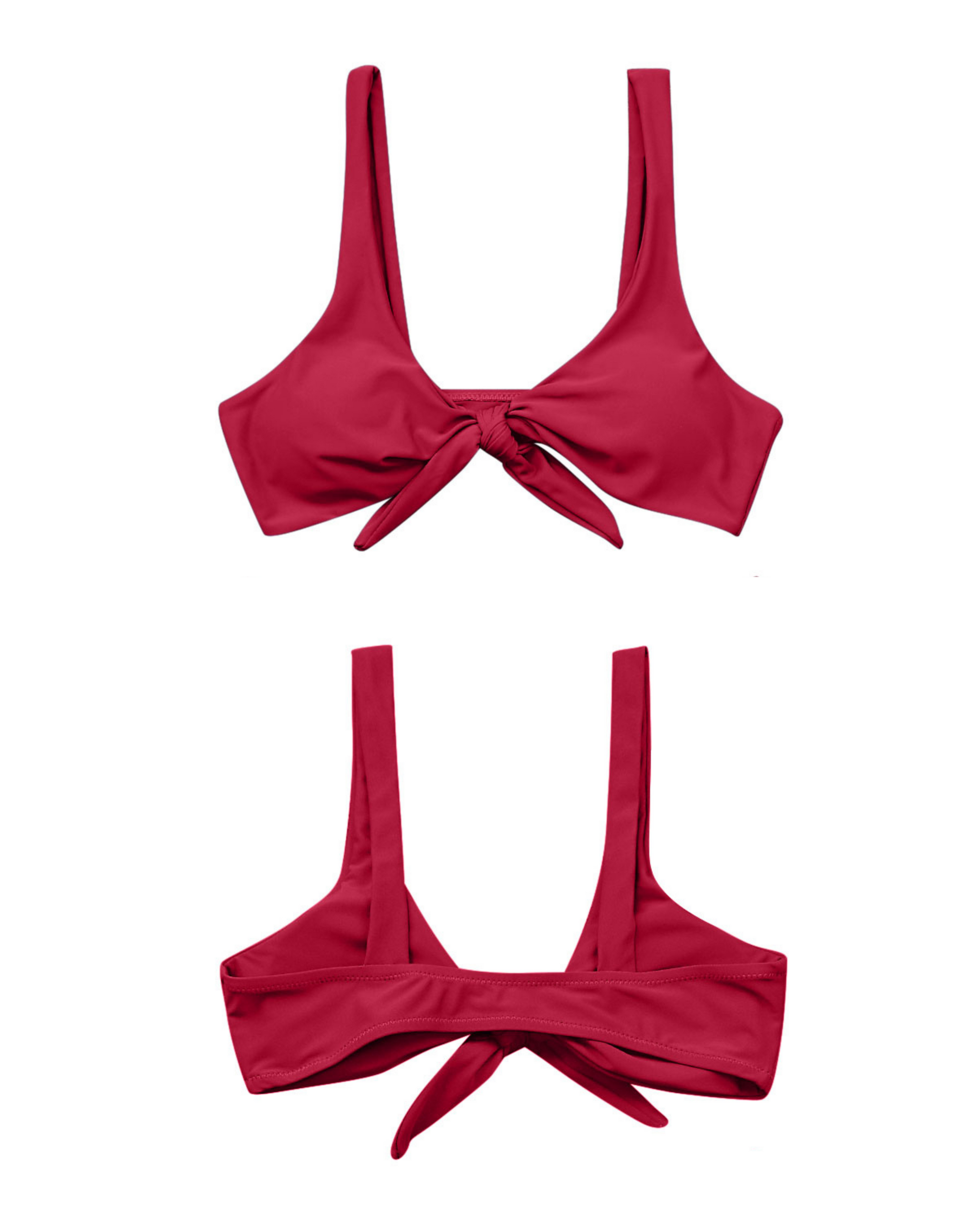 Kylie Bikini Top - Cherry